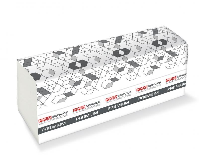 Паперові рушники PROservice Premium Z двошаровий 200 шт. Білий (03413)