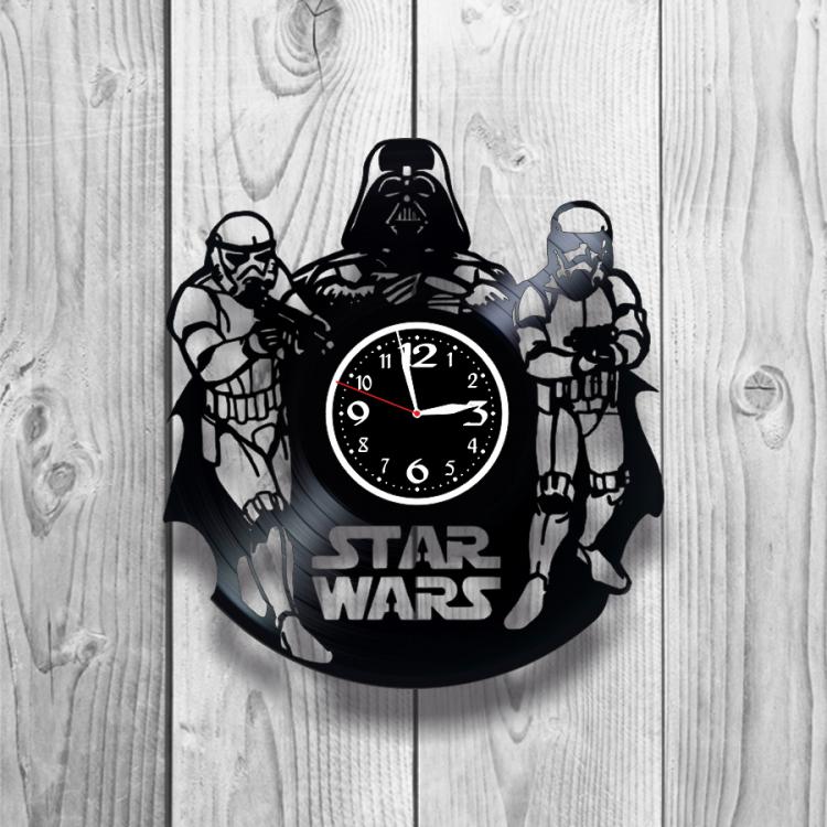 Часы настенные Star Wars 0338 из виниловой пластинки