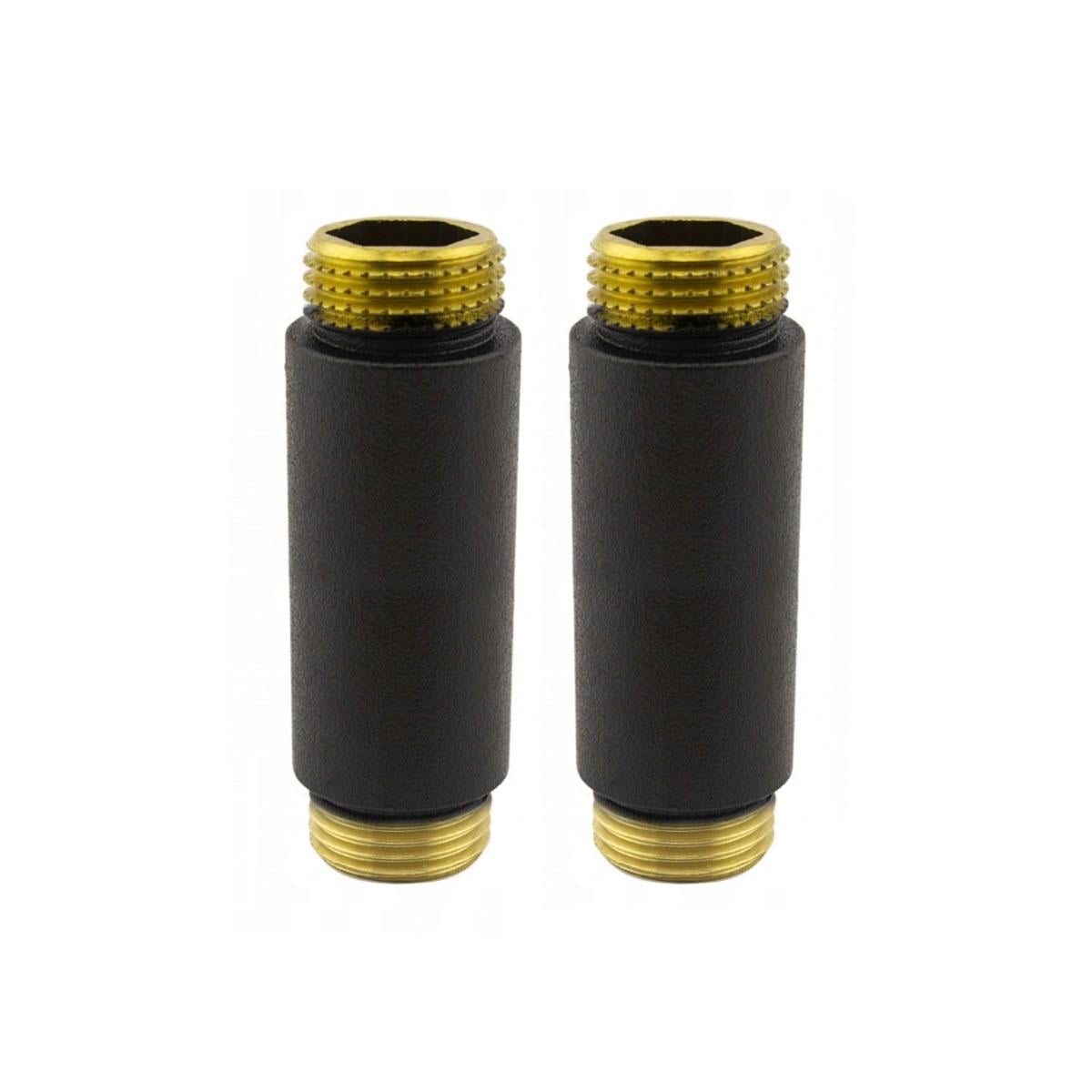 Удлинитель Vario Term ЗЗ 1/2"x1/2" 50 мм 2 шт. Черный структурный (E000M830A1450)