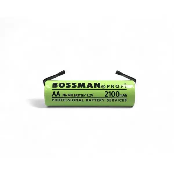 Акумулятор технічний Bossman Profi Ni-Mh 1.2V 2100mAh AA з контактами під пайку (BSM-AA2100U) - фото 2 Акумулятор технічний Bossman Profi Ni-Mh 1.2V 2100mAh AA з контактами під пайку (BSM-AA2100U) - фото 2