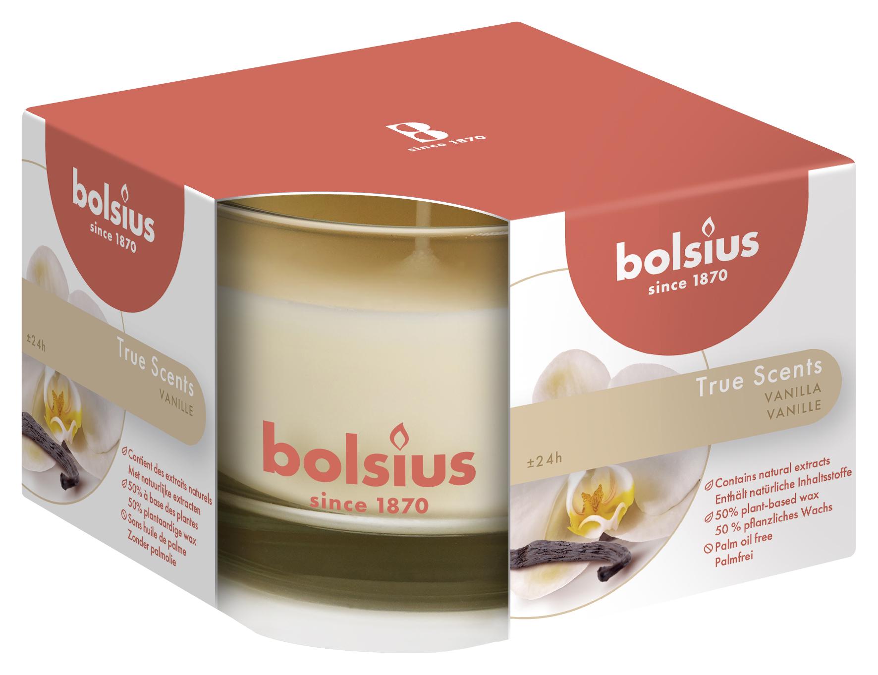 Свічка ароматична Bolsius True Scents Wanilia 63х90 мм (BOL-170475)