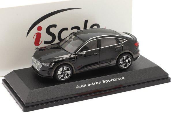 Модель автомобиля iScale 1:43 Audi e-tron Sportback Black (4300127)