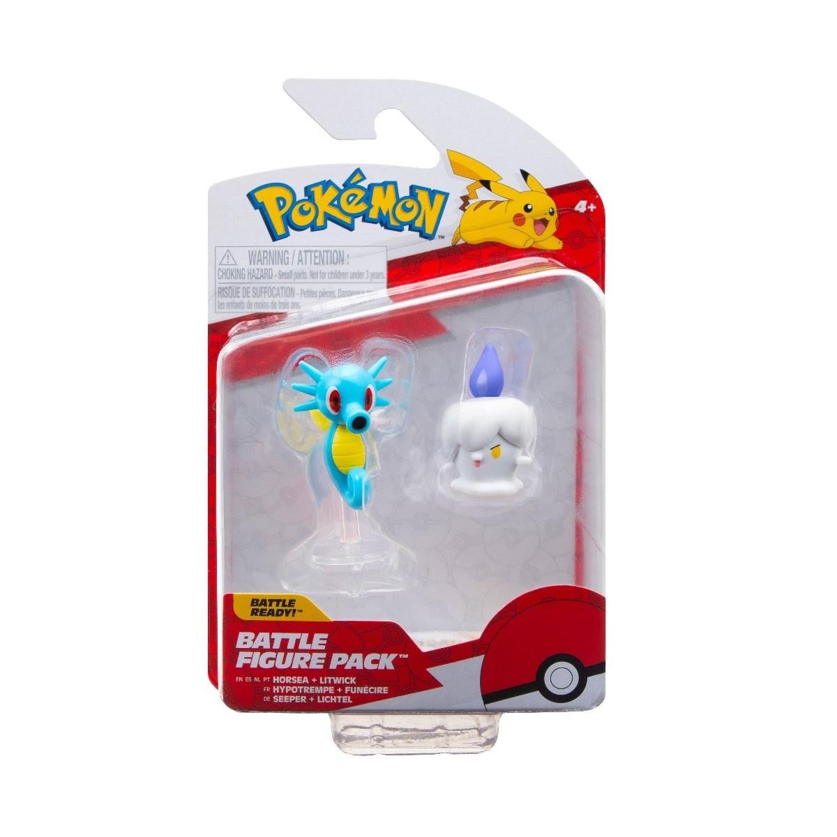 Набір дитячих ігрових фігурок Pokemon Літвік і Хорсі 2 шт. (PKW3008)