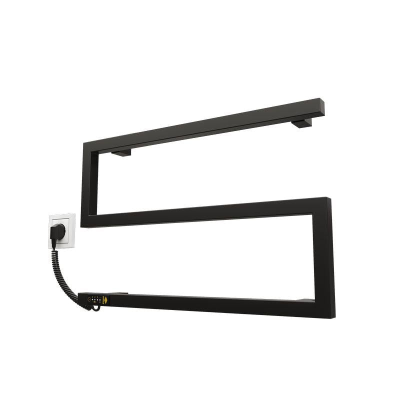 Рушникосушарка електрична KOSSER Зета 350х550 EL з таймером змійовик Чорний (2000962918755)