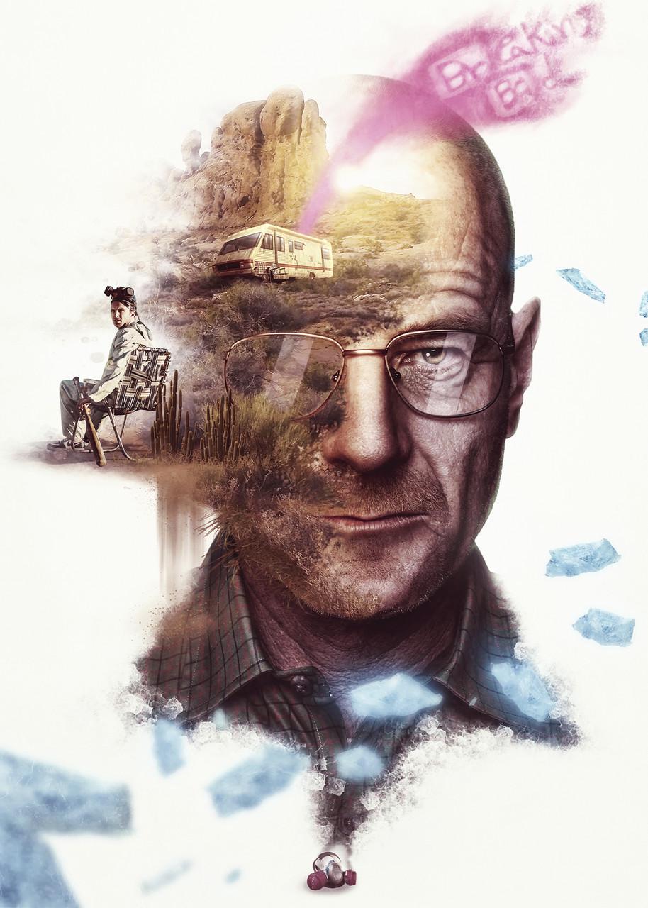 Картина GeekLand Breaking Bad Fan-art 60х40 см (BB 09.055)