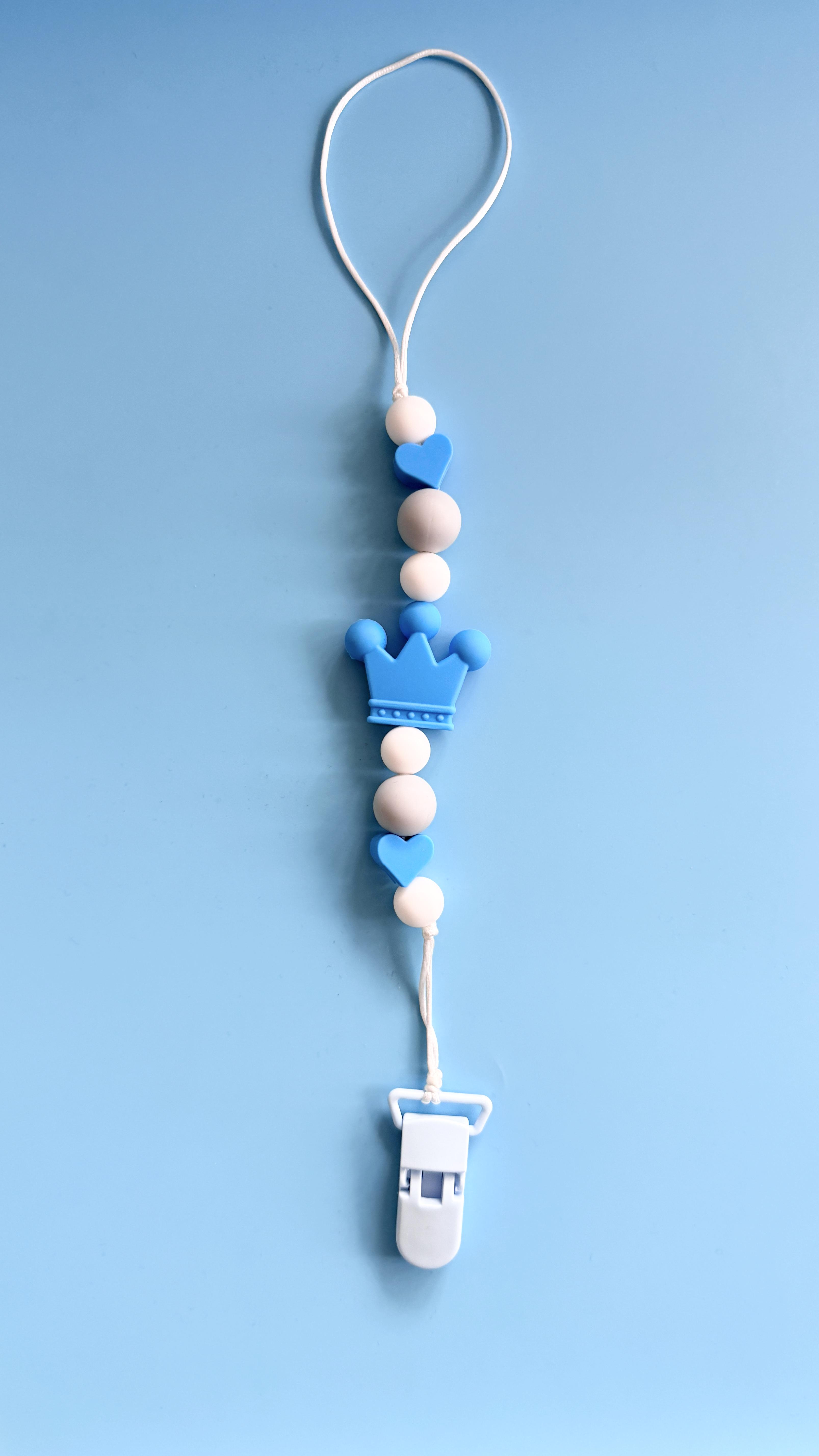 Держатель для пустышки Mommy Bag Корона Голубовато-молочный (143981)