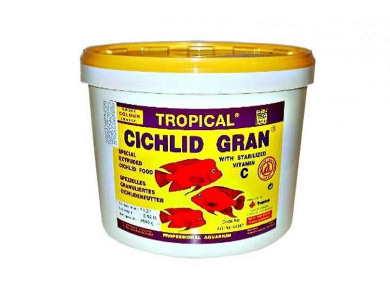 Корм Tropical Cichlid Gran гранулы 10 л 5,5 кг (60459)