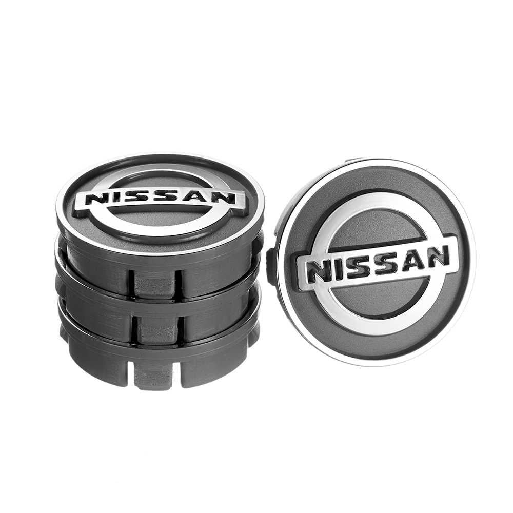 Заглушка колісного диска Nissan 60x55мм 4 шт. Сірий (00000044859)