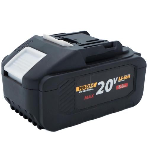 Батарея акумуляторна Procraft Battery20/8 20 В 8 Аг Батарея акумуляторна Procraft Battery20/8 20 В 8 Аг