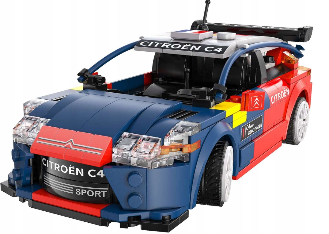 Конструктор дитячий CaDa Citroen C4 WRC 2008 Машинка на радіокеруванні для хлопчика 329 дет. (22774740)