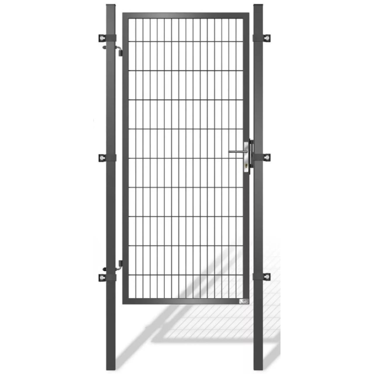 Калитка для сада KESSER с замком 200х106 см Антрацит