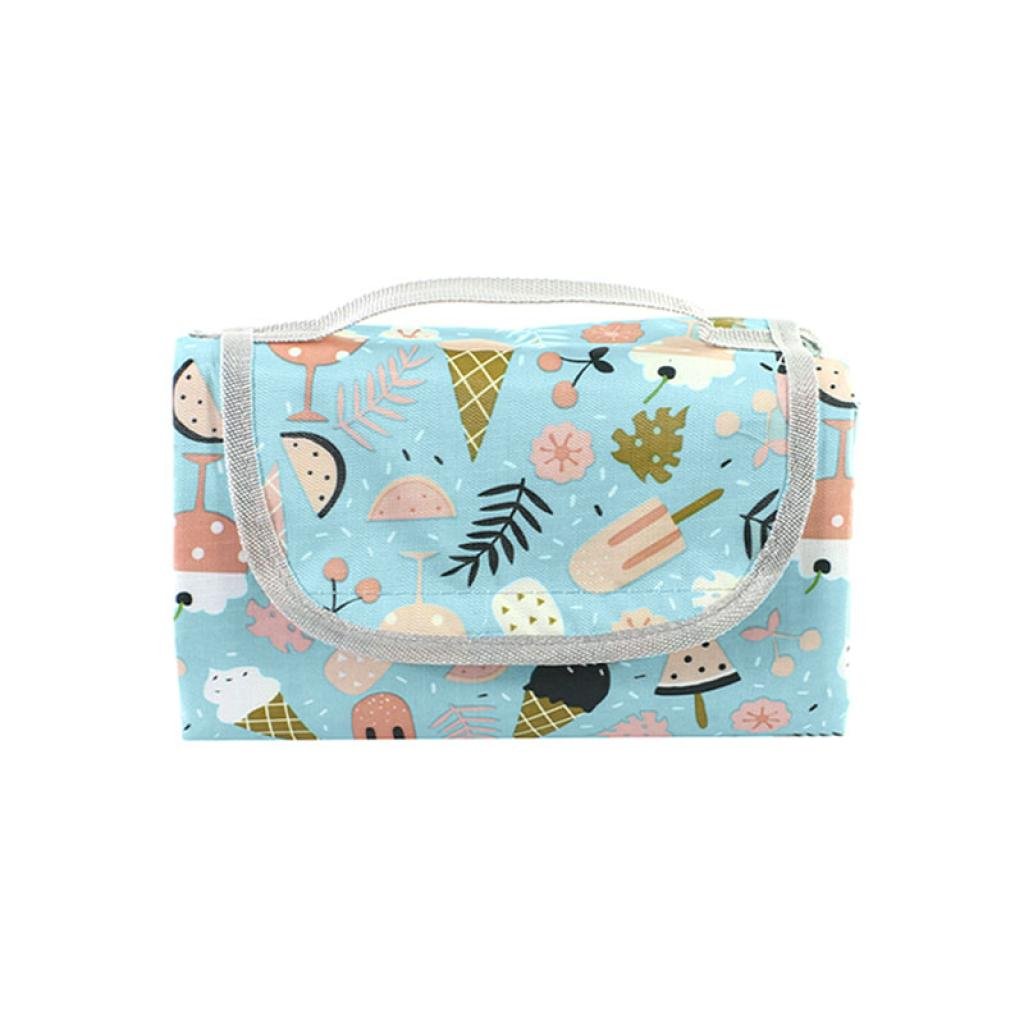 Коврик для пикника Shanpeng Njb-001 Мороженое 150x200 см Голубой (1378322)