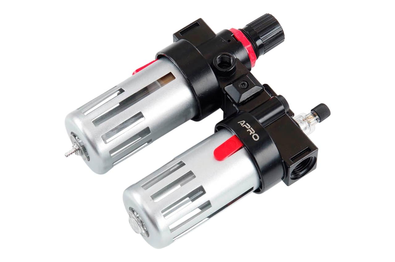 Редуктор тиску з фільтром і лубрикатори Apro 1/2 "x 10 бар (850110)