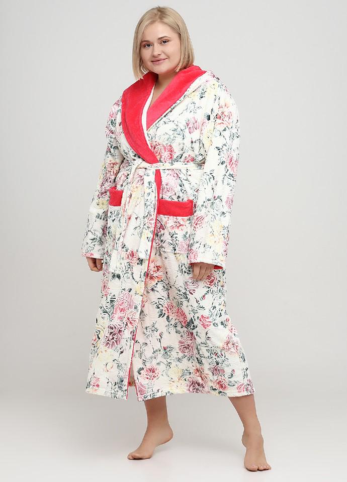 Халат Wild Love 5XL Разноцветный/Коралловый (7)
