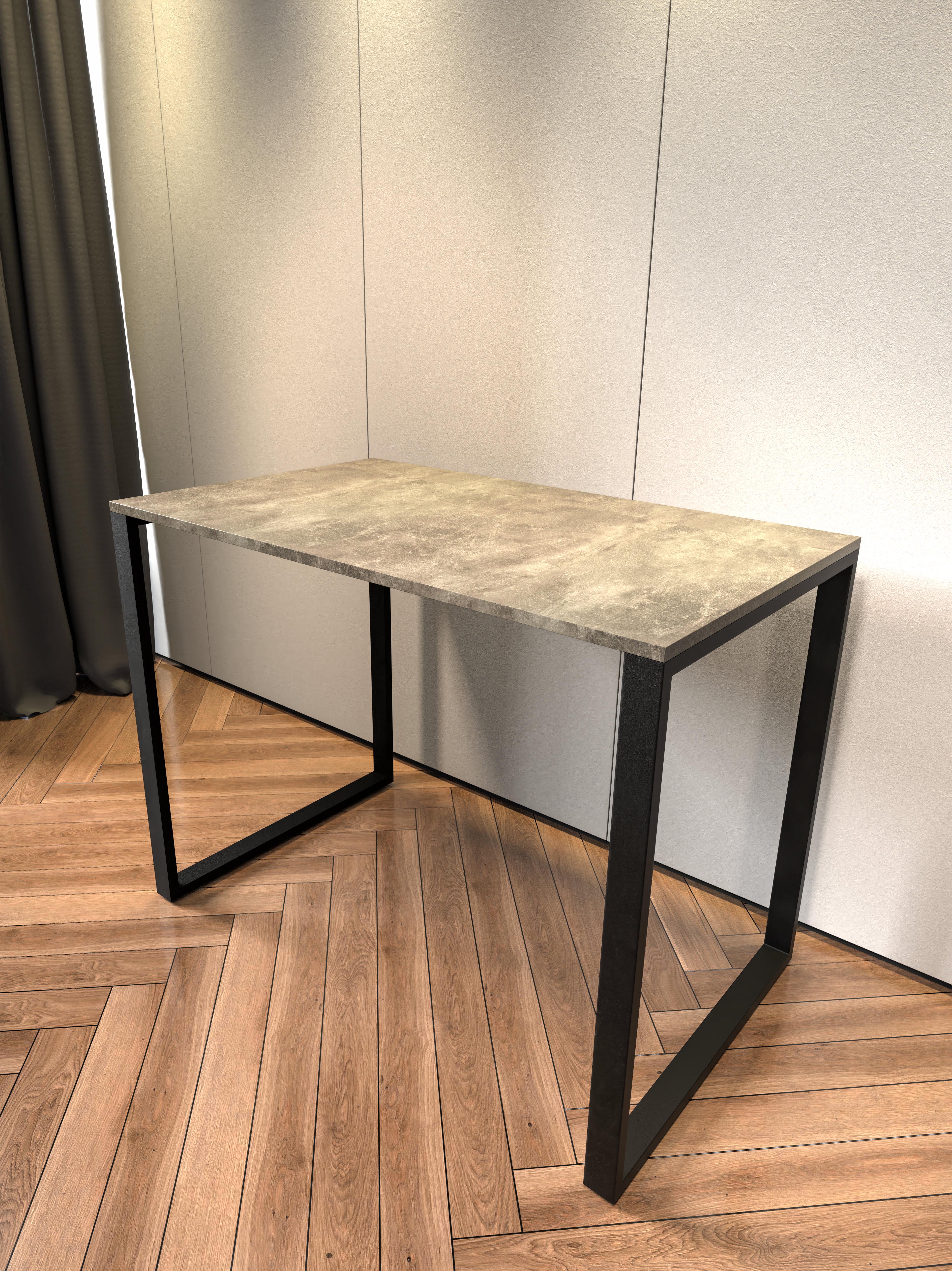 Комп'ютерний стіл LEON 100х60 см Бетон (NA21) - фото 2 Комп'ютерний стіл LEON 100х60 см Бетон (NA21) - фото 2