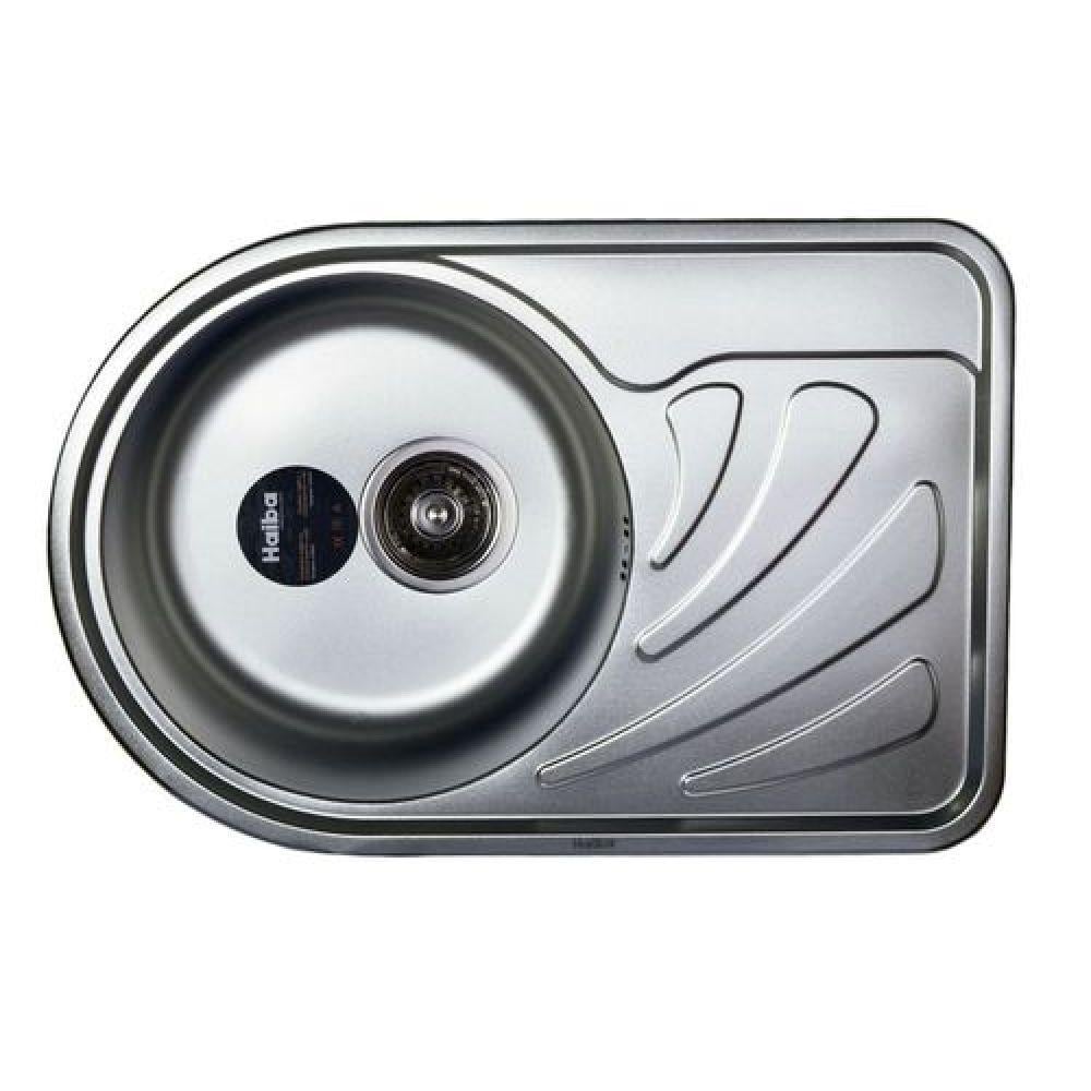 Мойка для кухни Haiba 67x44 Decor правая чаша (3708)