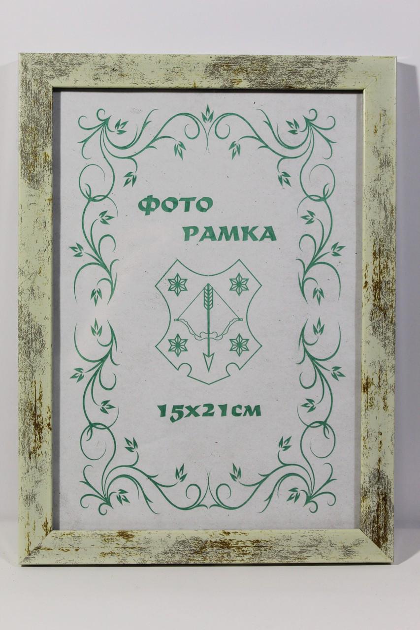 Фоторамка UAFRAME 1611-284-2 стекло/картон 15х21 см Старинное дерево (19125093)