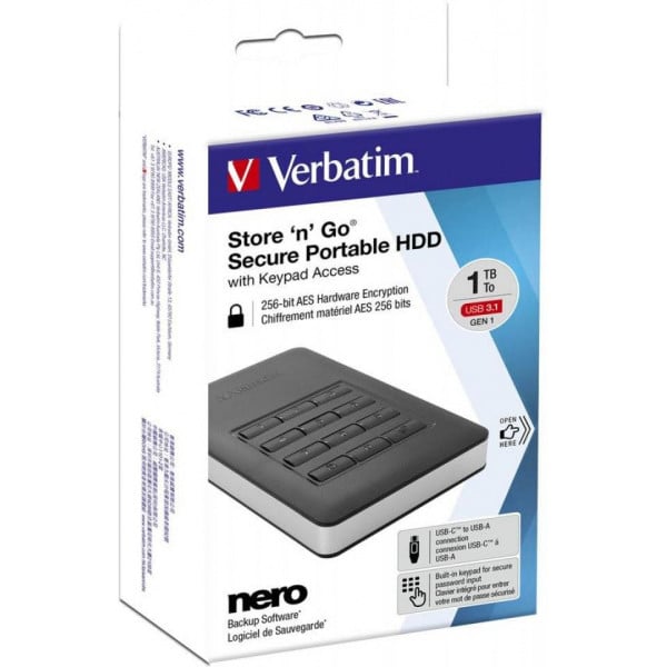 Жорсткий диск Verbatim USB 1TB Store n Go (53401) - фото 6