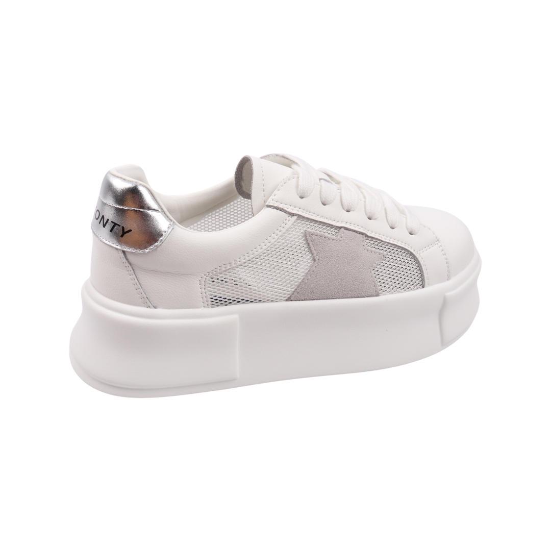 Кеди жіночі Vikonty зі шкіри р. 40 Білий (356-22LTCPF) - фото 4