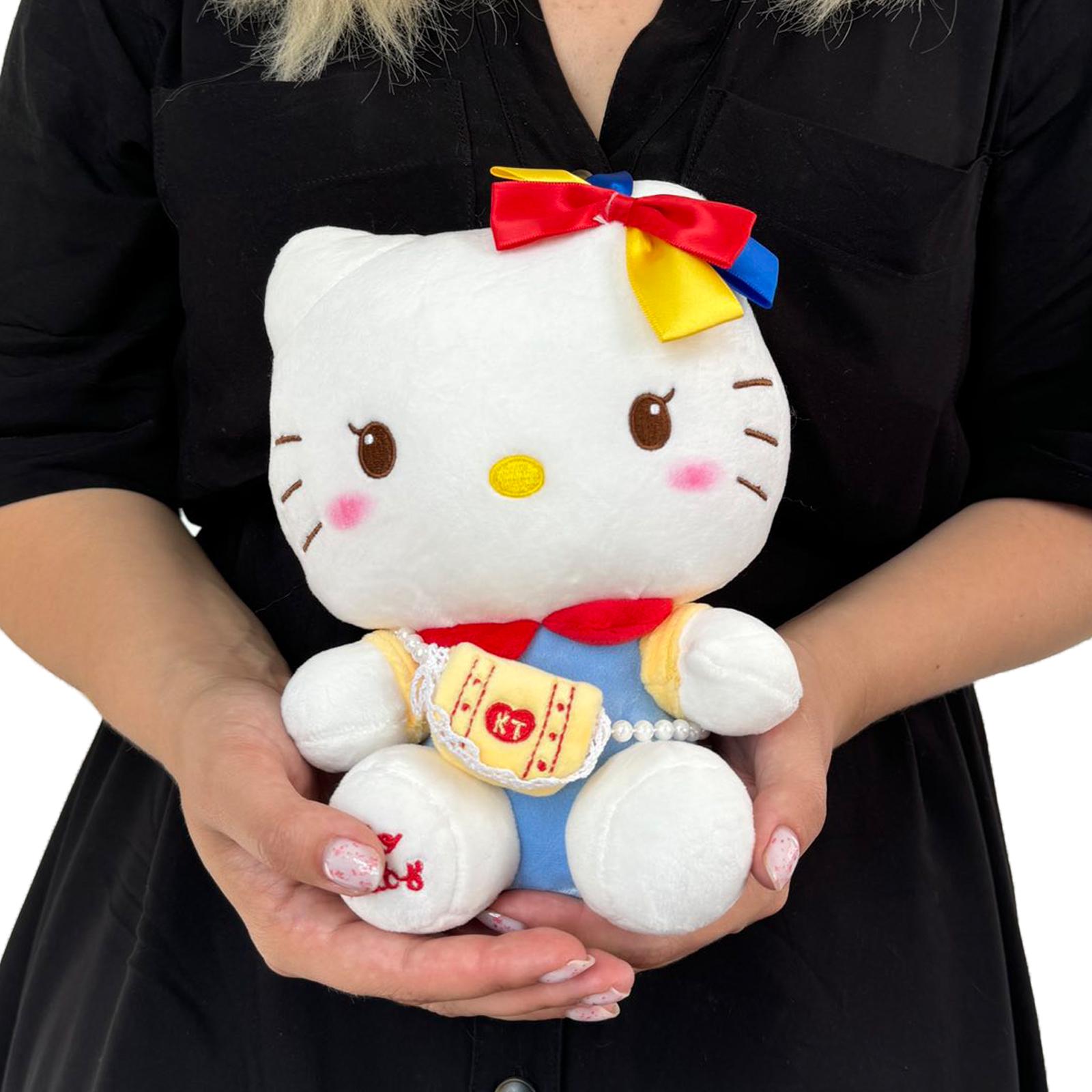 Мягкая игрушка Hello Kitty With Bag 22 см (14438663) - фото 2 Мягкая игрушка Hello Kitty With Bag 22 см (14438663) - фото 2