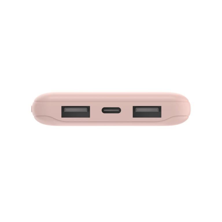 Повербанк Belkin 10000 mAh 15W Dual USB-A USB-C Rose Gold (BPB011BTRG) - фото 3