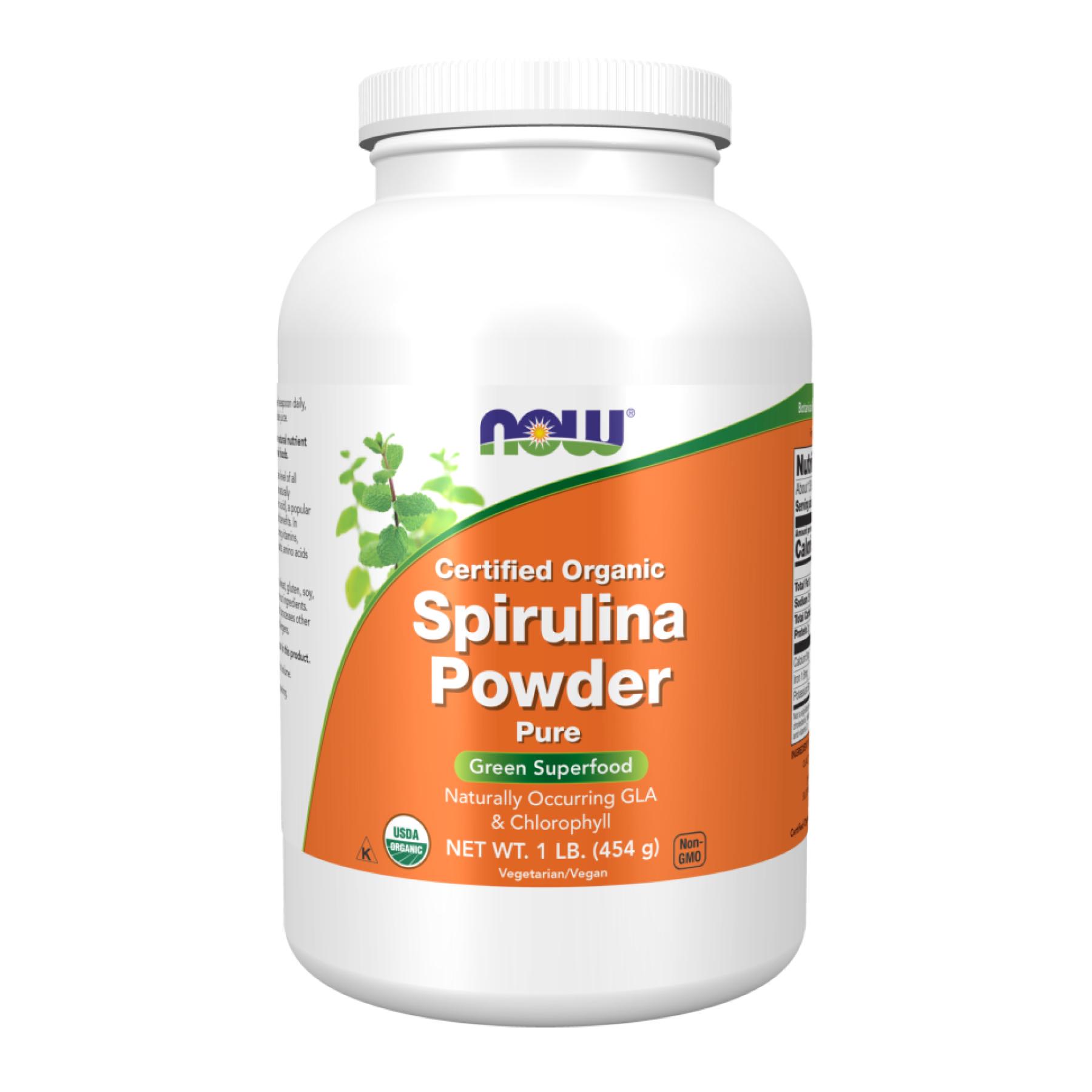 Натуральная добавка Organic Spirulina Powder 454 г (2022-10-2600)