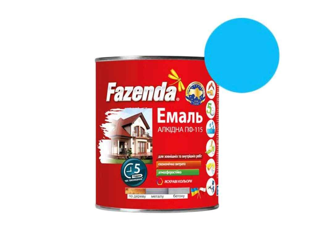 Эмаль алкидная ПФ-115 Fazenda 900 г Голубой (960422) - фото 1