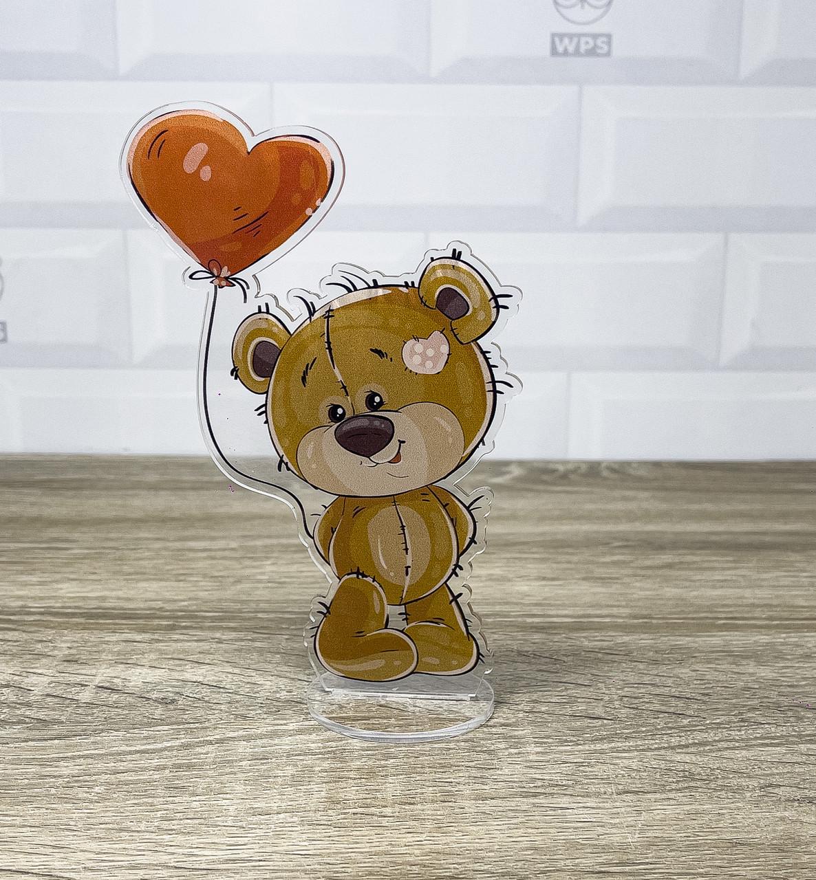 Фигурка коллекционная акриловая Love is… Медвежонок Тедди 2 15 см (2120734676)