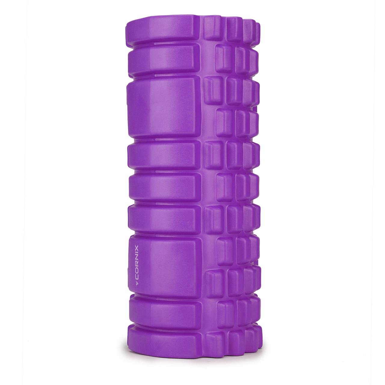 Массажный ролик Cornix EVA 33х14 см Violet (XR-0032)
