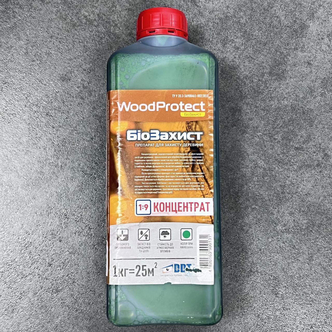 Биозащита концентрат DDT WoodProtect 1 л Зеленый - фото 6