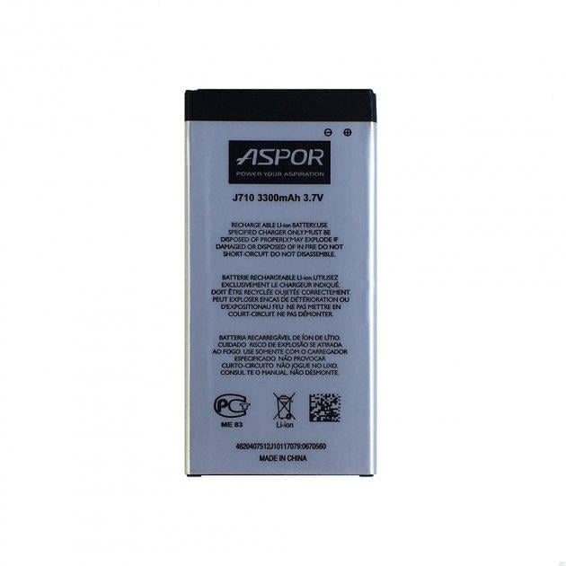 Аккумулятор Aspor для Samsung J710/J7 2016 (EB-BJ710CBE)