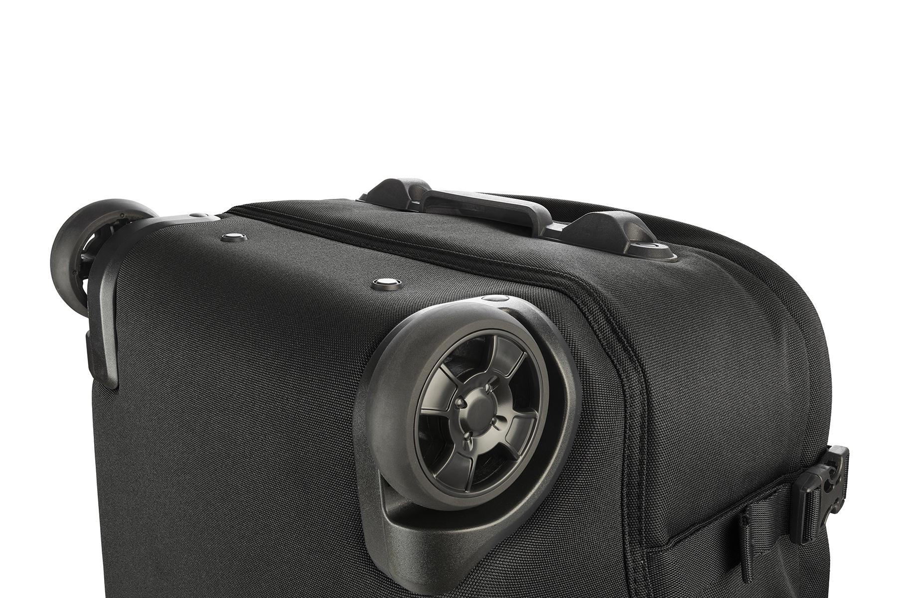 Сумка дорожная Tucano Tugo M Trolley полиэстер с колесной системой 45 л Черный (636000) - фото 7 Сумка дорожная Tucano Tugo M Trolley полиэстер с колесной системой 45 л Черный (636000) - фото 7