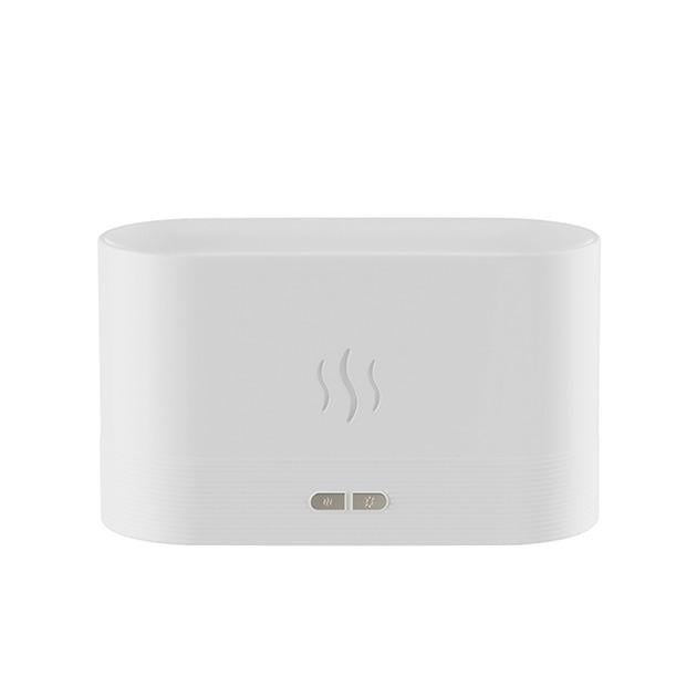 Увлажнитель воздуха с имитацией пламени Kinscoter DQ-701 180 мл White (5be89aee)