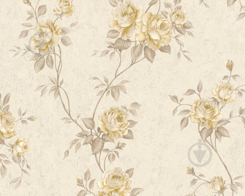 Виниловые обои A.S. Creation Romantico на флизелиновой основе Кремово-бежевый (37226-2)