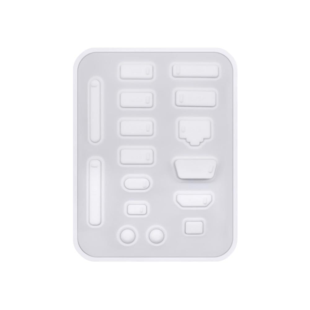 Набор универсальных заглушек для разъемов ноутбука Белый (29871133)