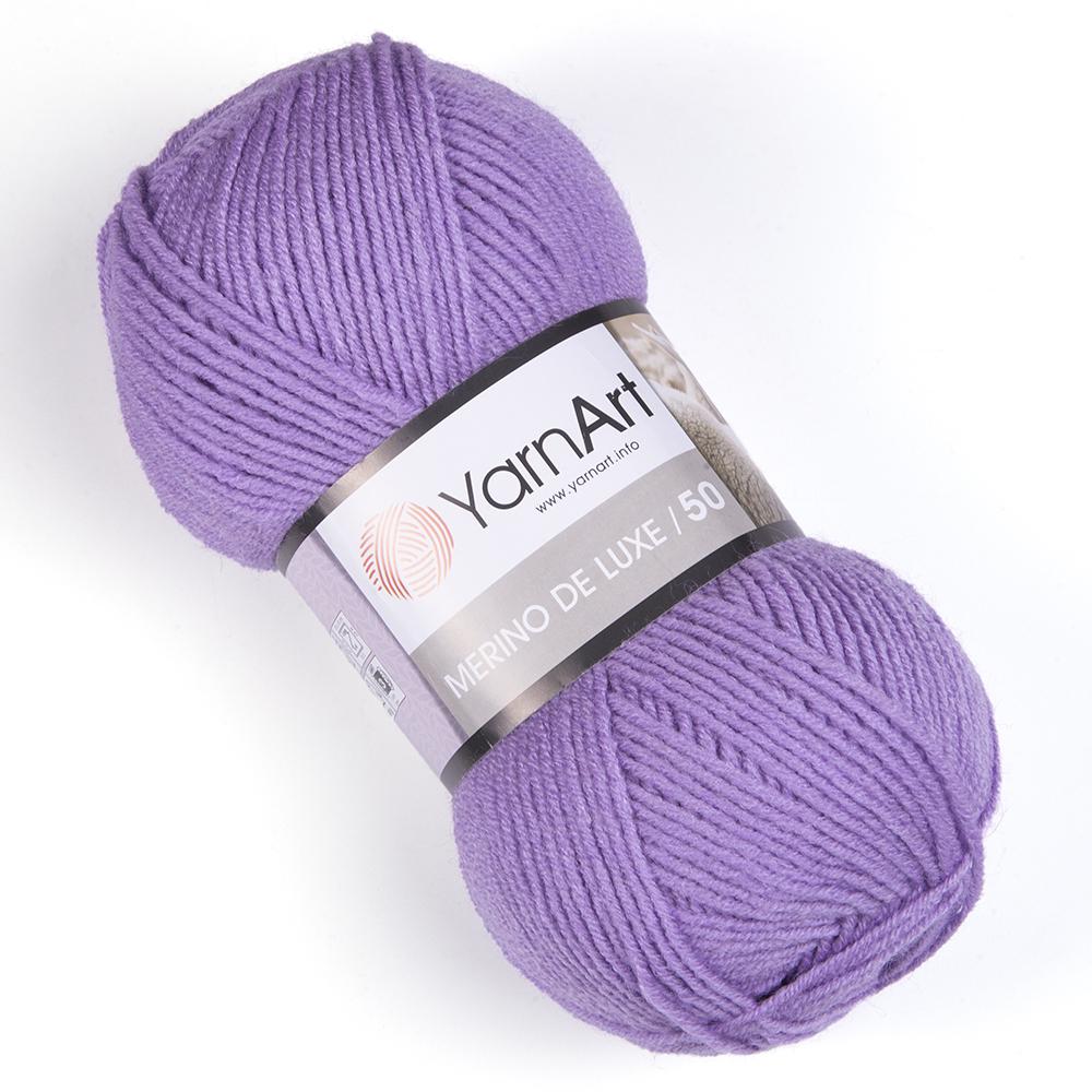 Пряжа YarnArt Merino De Luxe 9560 Светлая сирень (6078)