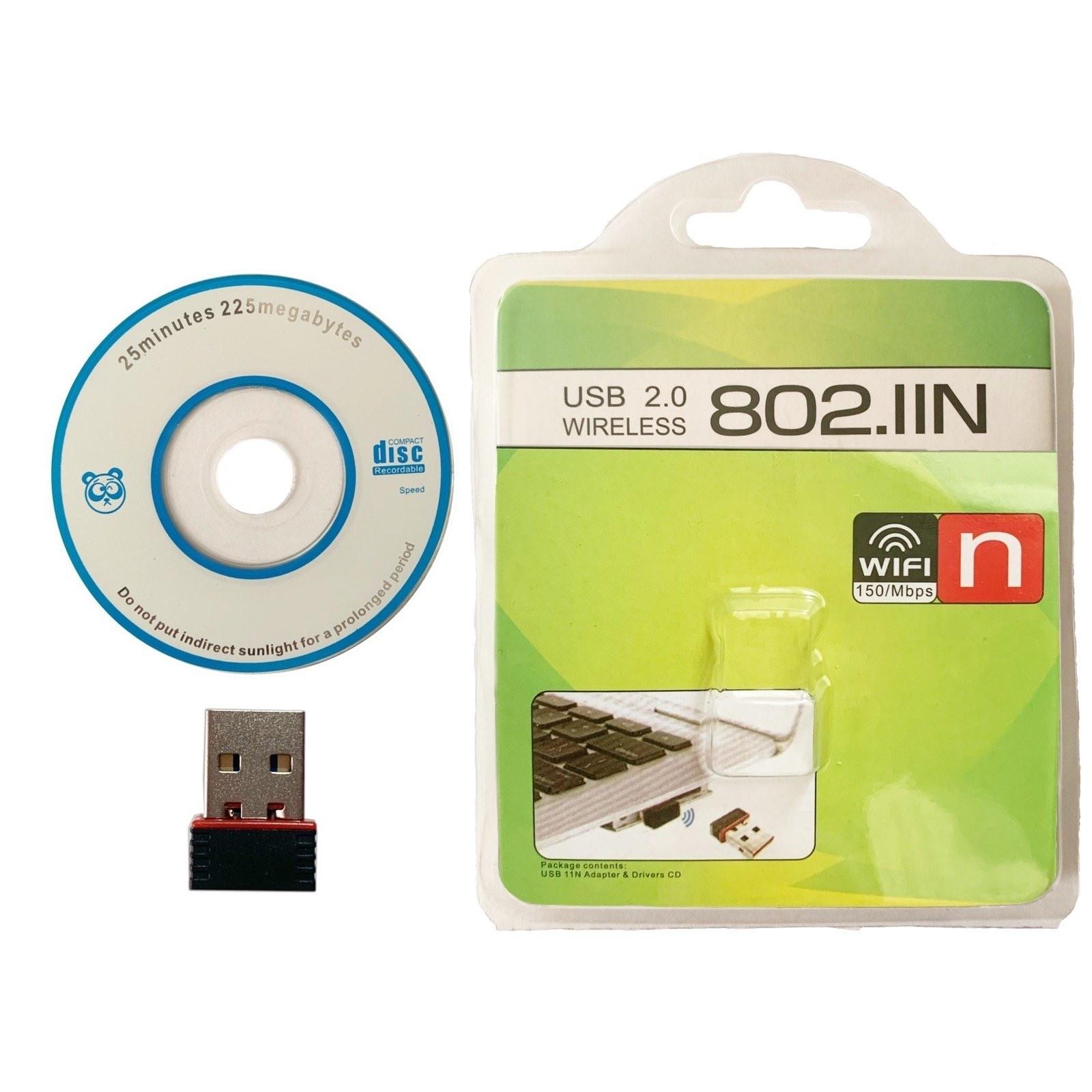 Адаптер USB Wi-Fi 150 Mbit с диском драйвера