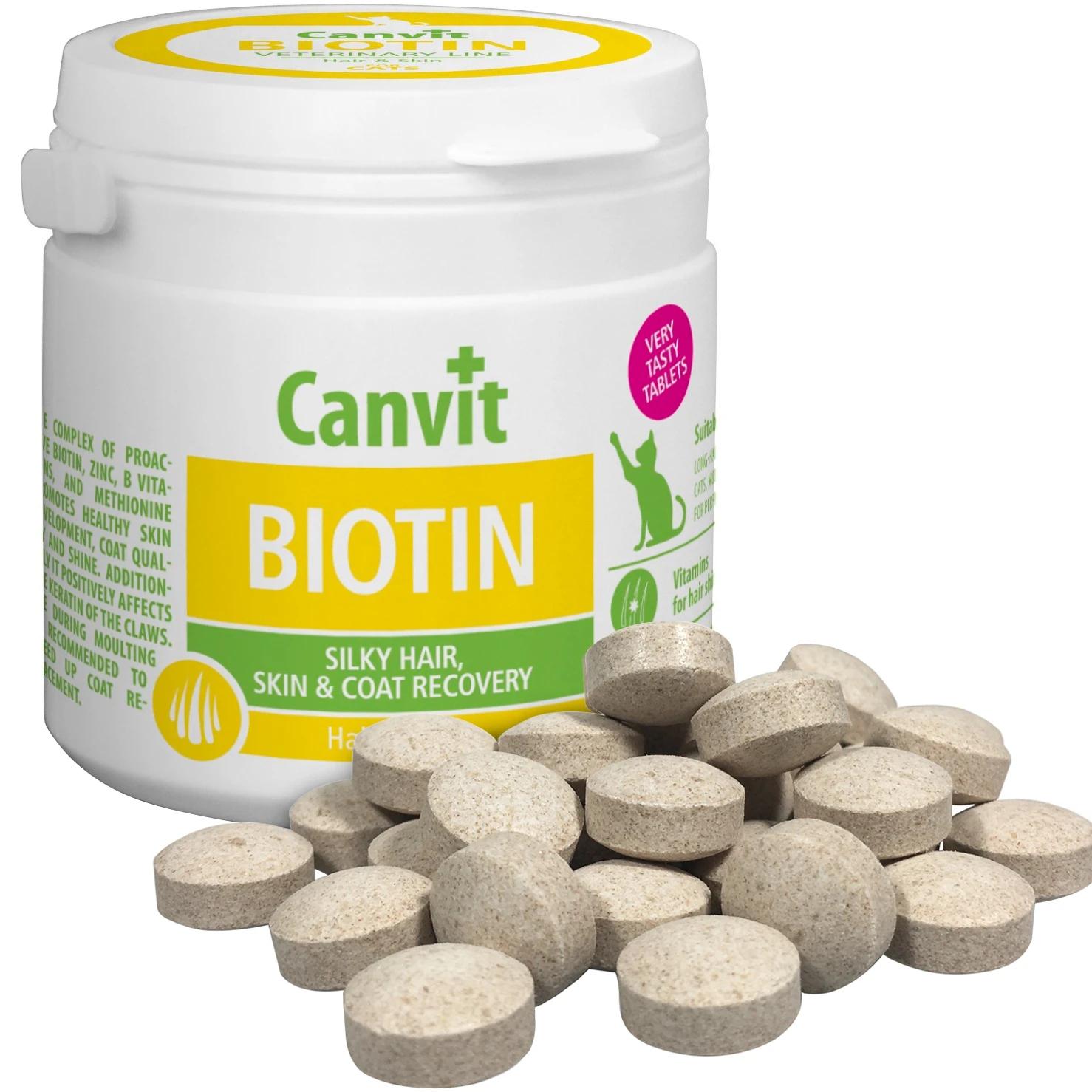 Комплекс витаминно-минеральный для котов Canvit Biotin 100 г (can50741)