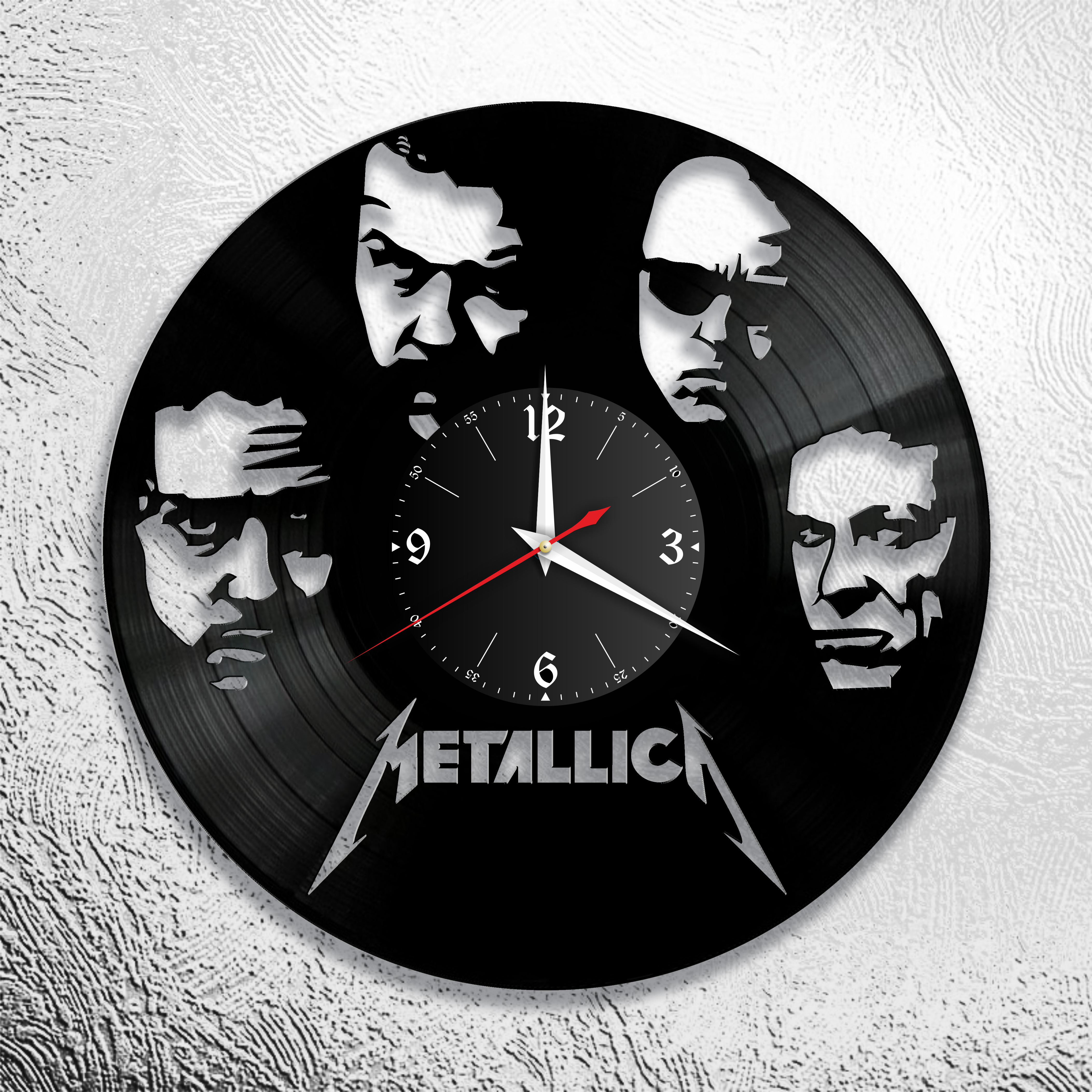 Часы настенные Metallica 0673 из виниловой пластинки