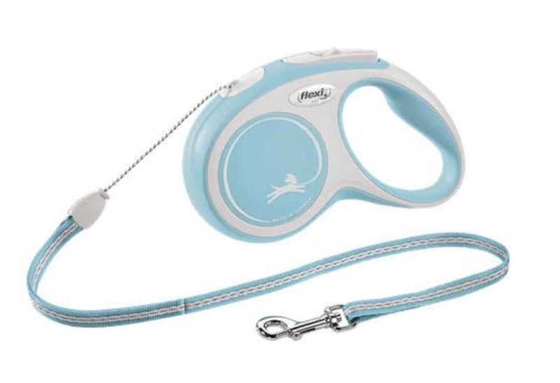 Рулетка-повідець Flexi Comfort S трос 5 м/12 кг Блакитний - фото 2 Рулетка-повідець Flexi Comfort S трос 5 м/12 кг Блакитний - фото 2