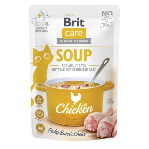 Суп для кошек Brit Care Soup with Chicken с курицей 75 г
