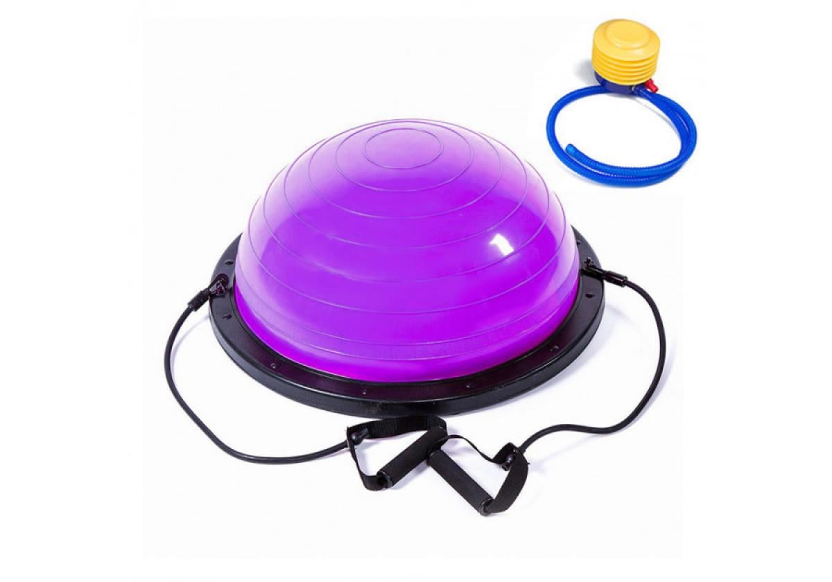 Балансировочная платформа EasyFit BOSU 60 см Фиолетовый (EF-2324) Балансировочная платформа EasyFit BOSU 60 см Фиолетовый (EF-2324)