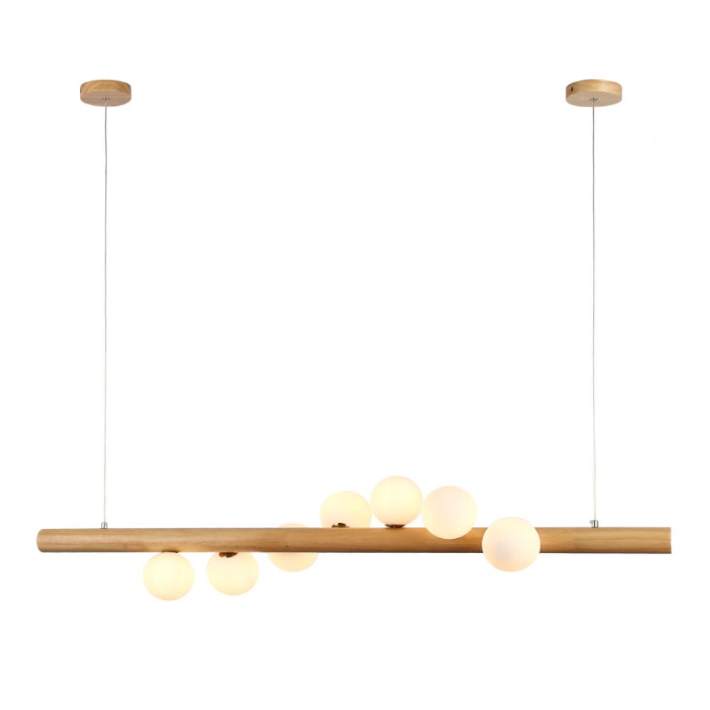 Люстра Levistella 752-9783-7 WOOD+WH на 7 ламп Коричнево-белый (14-16-LVS3884) Люстра Levistella 752-9783-7 WOOD+WH на 7 ламп Коричнево-белый (14-16-LVS3884)