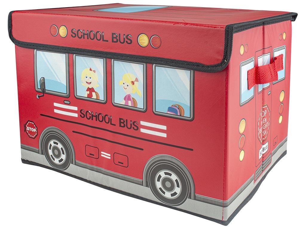 Ящик ПВХ для хранения вещей 38х26х25 см Красный (MMS-R88098)