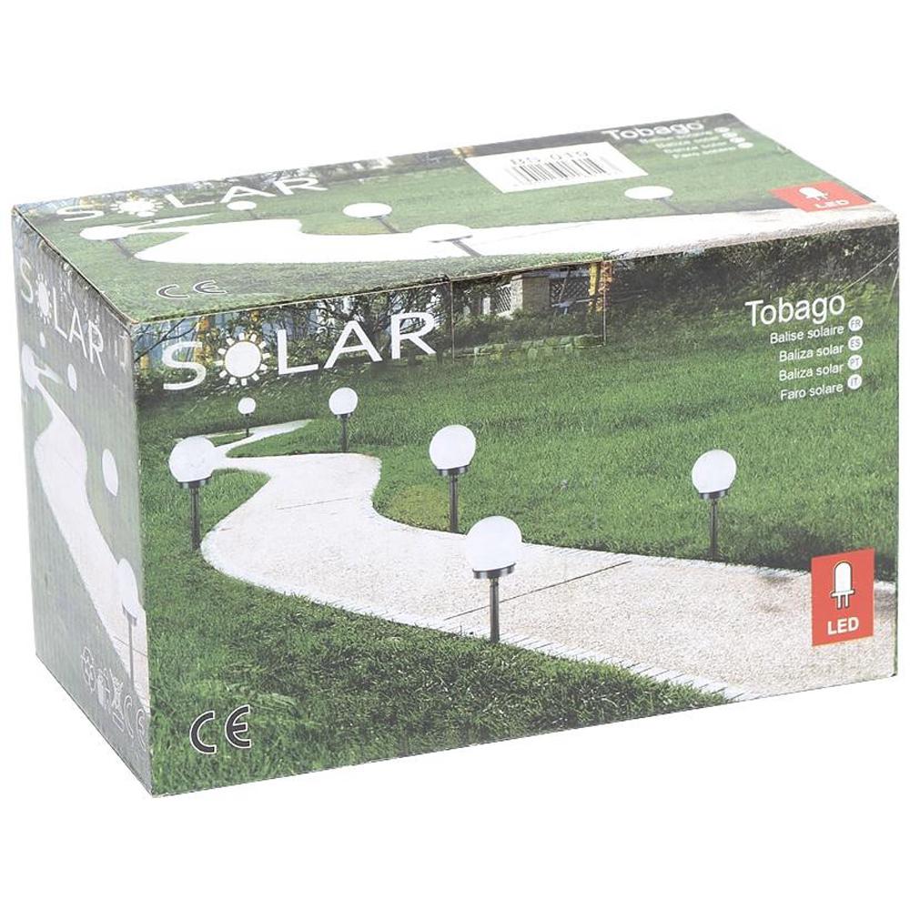 Садовий ліхтар на сонячній батареї 24 см Білий - фото 10