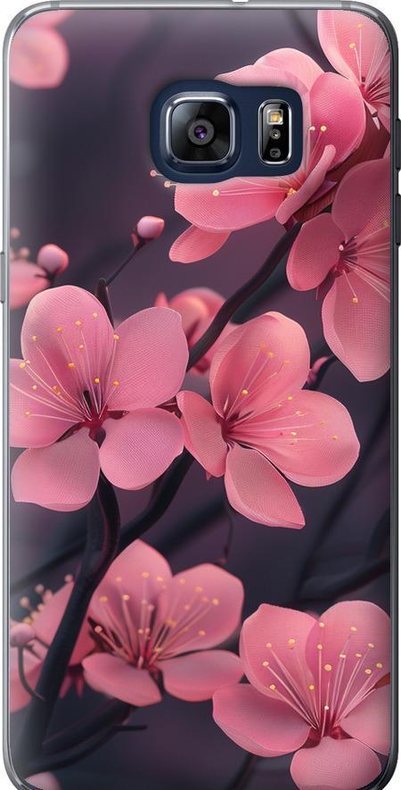 Чехол на Samsung Galaxy S6 Edge Plus G928 Пурпурная сакура (6075u-189-42517) Чехол на Samsung Galaxy S6 Edge Plus G928 Пурпурная сакура (6075u-189-42517)