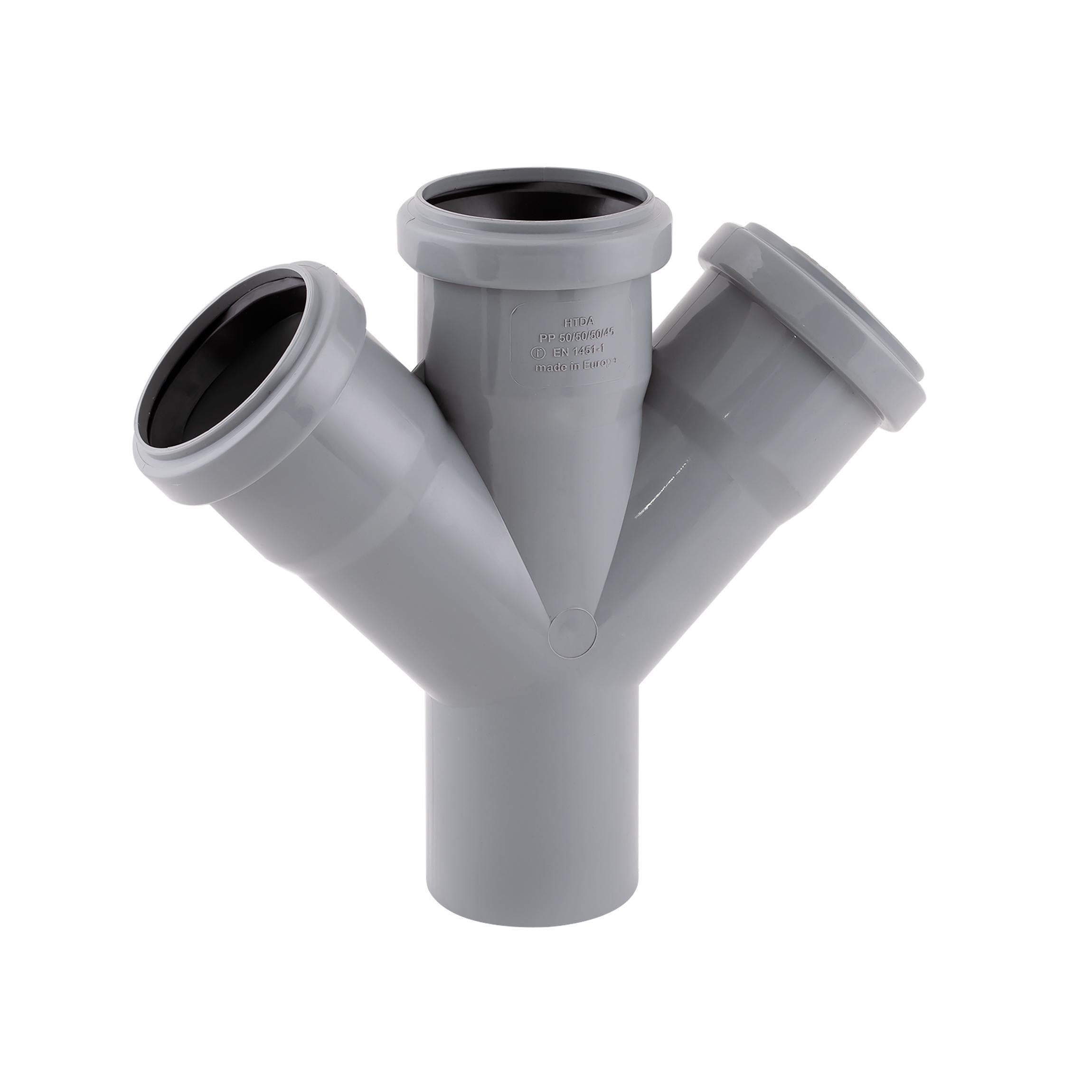 Хрестовина каналізаційна TA Sewage 50 45° (22353963)