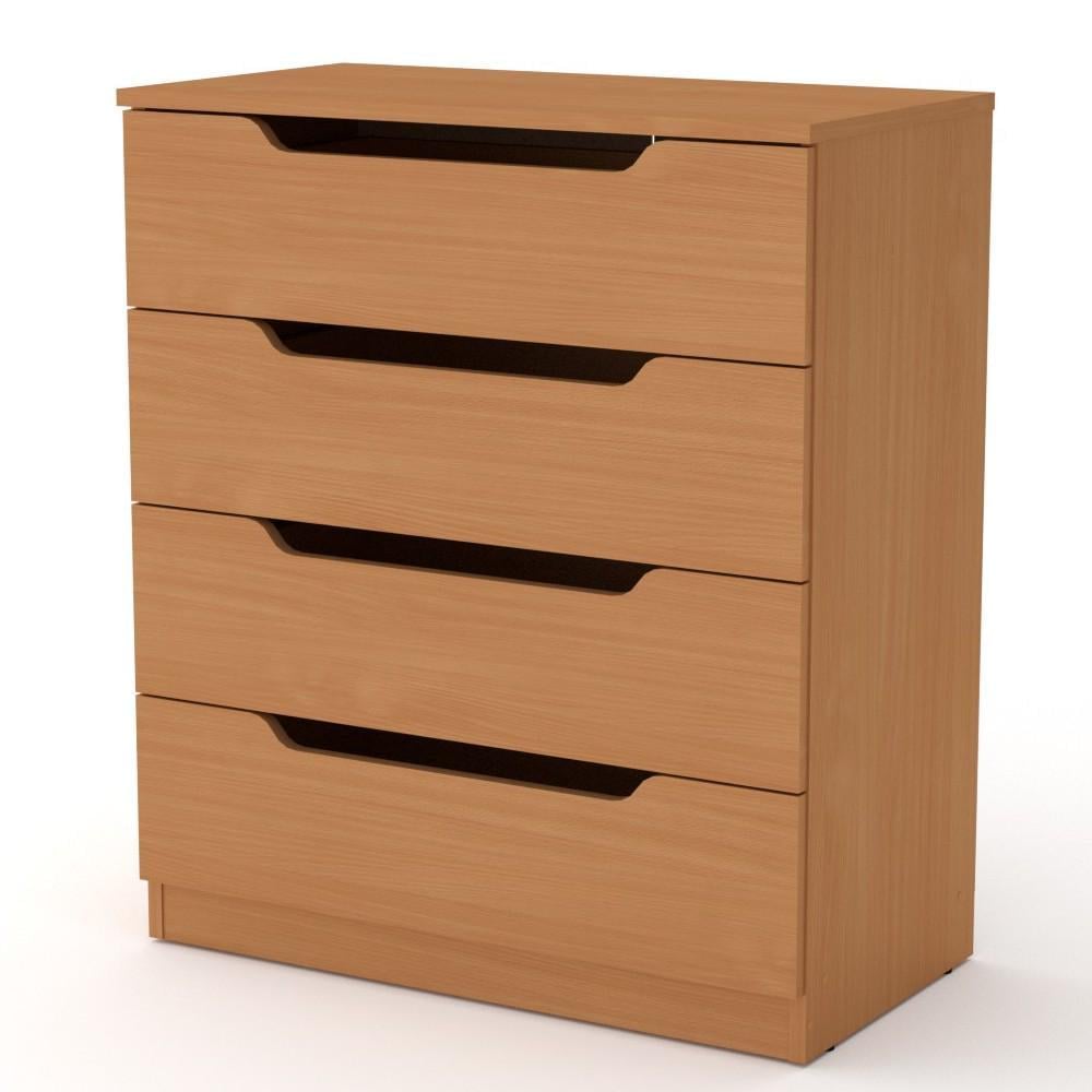 Комод для речей МебліКо 4М 81х38х83 см Бук (k-1125-2) - фото 1