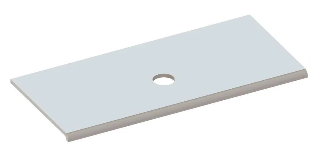 Стільниця Артеміда А100 900х550 мм Білий глянець (1882339975)