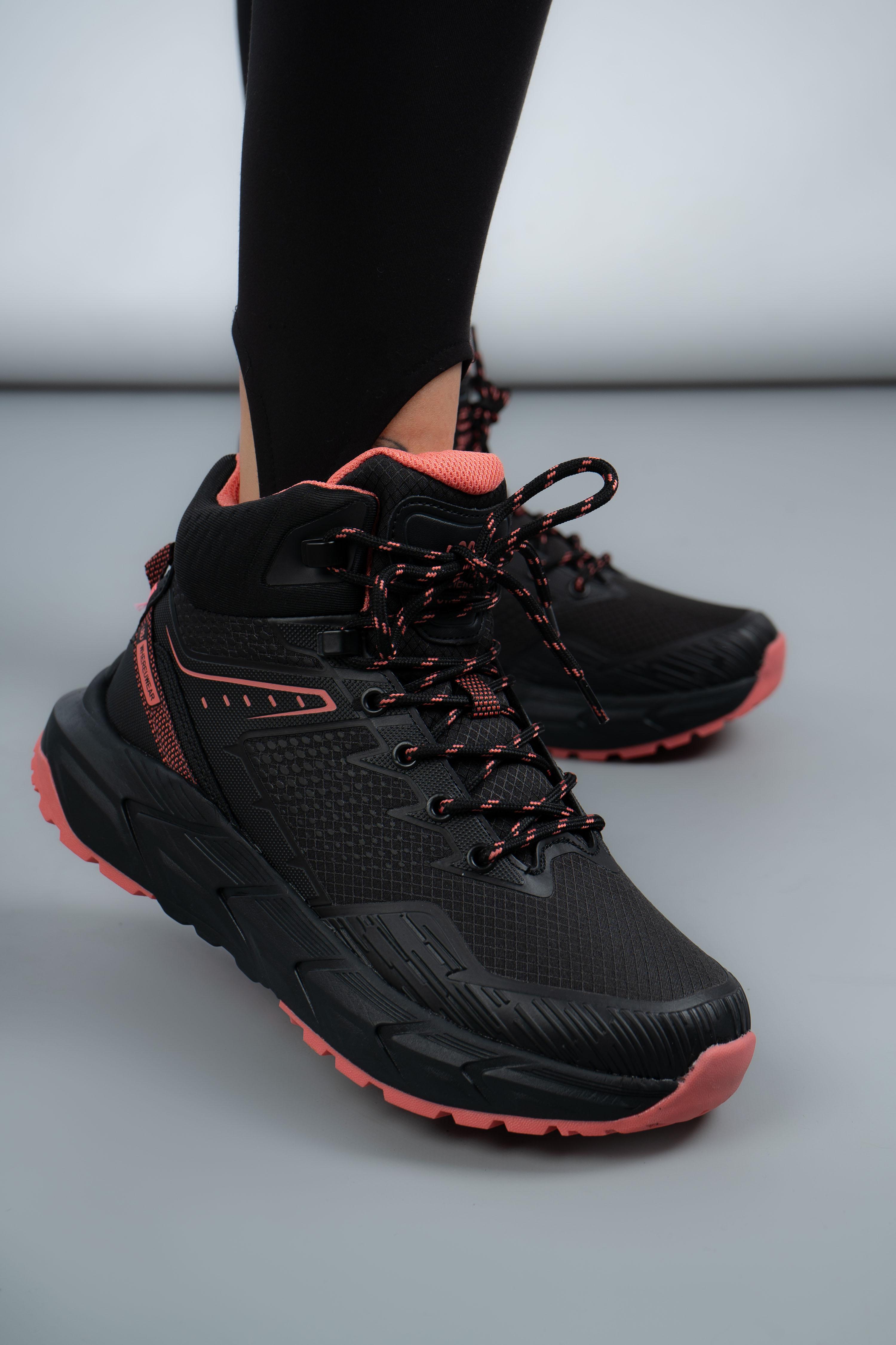 Кроссовки женские высокие Where Uwear WUW6034W-BLACK/PINK р. 37 Черный (346678_37)